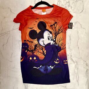 DISNEY Jr. Small T-Shirt Mickey Vampire Halloween